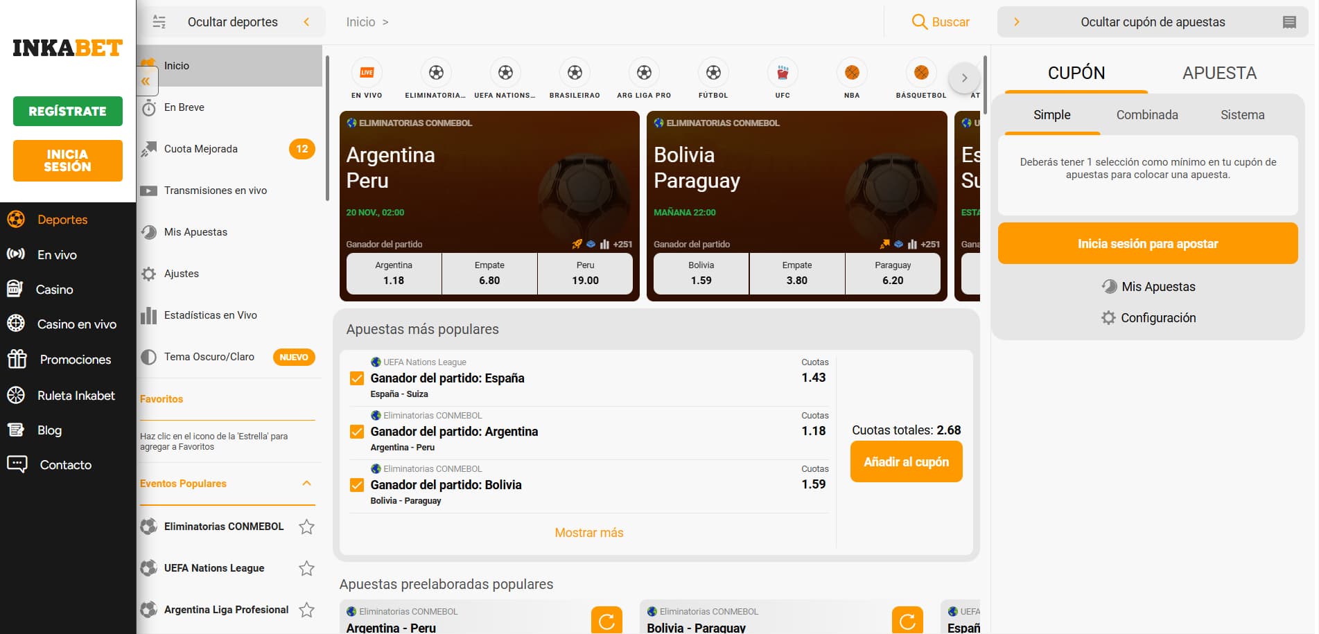 Inkabet Apuestas Deportivas Inkabet Apuestas Deportivas